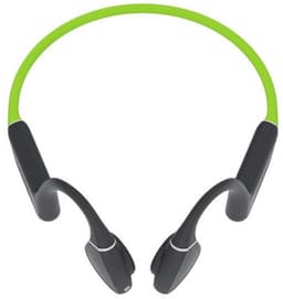 Creative Outlier Free+ Bone Conduction hoofdtelefoon - verstelbare transducers, IPX5 las- en spatbescherming, tot 10 uur batterijduur (grijs en limoengroen) — thumbnail 9