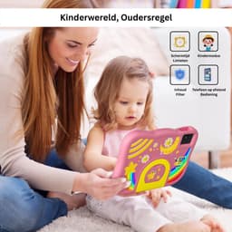 DailySupplies® Kindertablet Vanaf 3 Jaar - Tablet Kinderen - Kinderspeelgoed - Roze — thumbnail 7