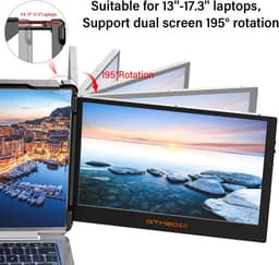 GTMEDIA - Portable Monitor Triple - Portable Monitor Laptop - Portable Monitoren - 11.6'' - 1920*1080 IPS FHD - Plug & Play — thumbnail 2