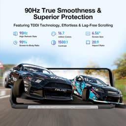 DOOGEE Blade10 Max Onbreekbare Mobiele Telefoon Android 15 Batterij 10300mAh 90Hz 6.56"HD 32GB + 256GB 50MP Camera,Zilver — thumbnail 4