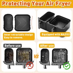 Airfryer Accessoireset - 24-delige set - multifunctioneel - BPA-vrij - siliconen en roestvrij staal — thumbnail 2