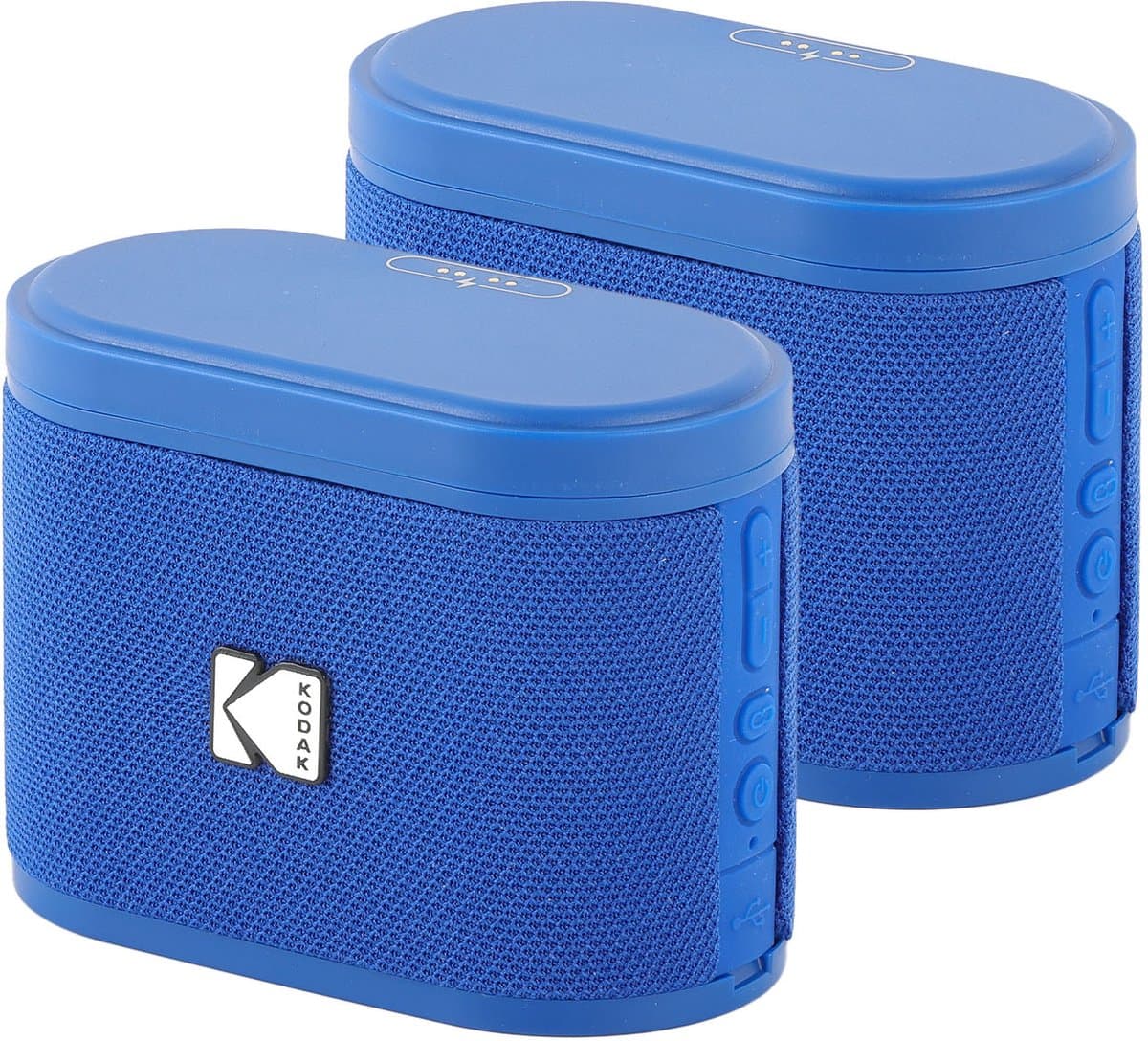 Kodak SoundBrix Bluetooth Speaker – Draadloze Muziek Box –5W RMS - 2pcs – Blauw — afbeelding 1