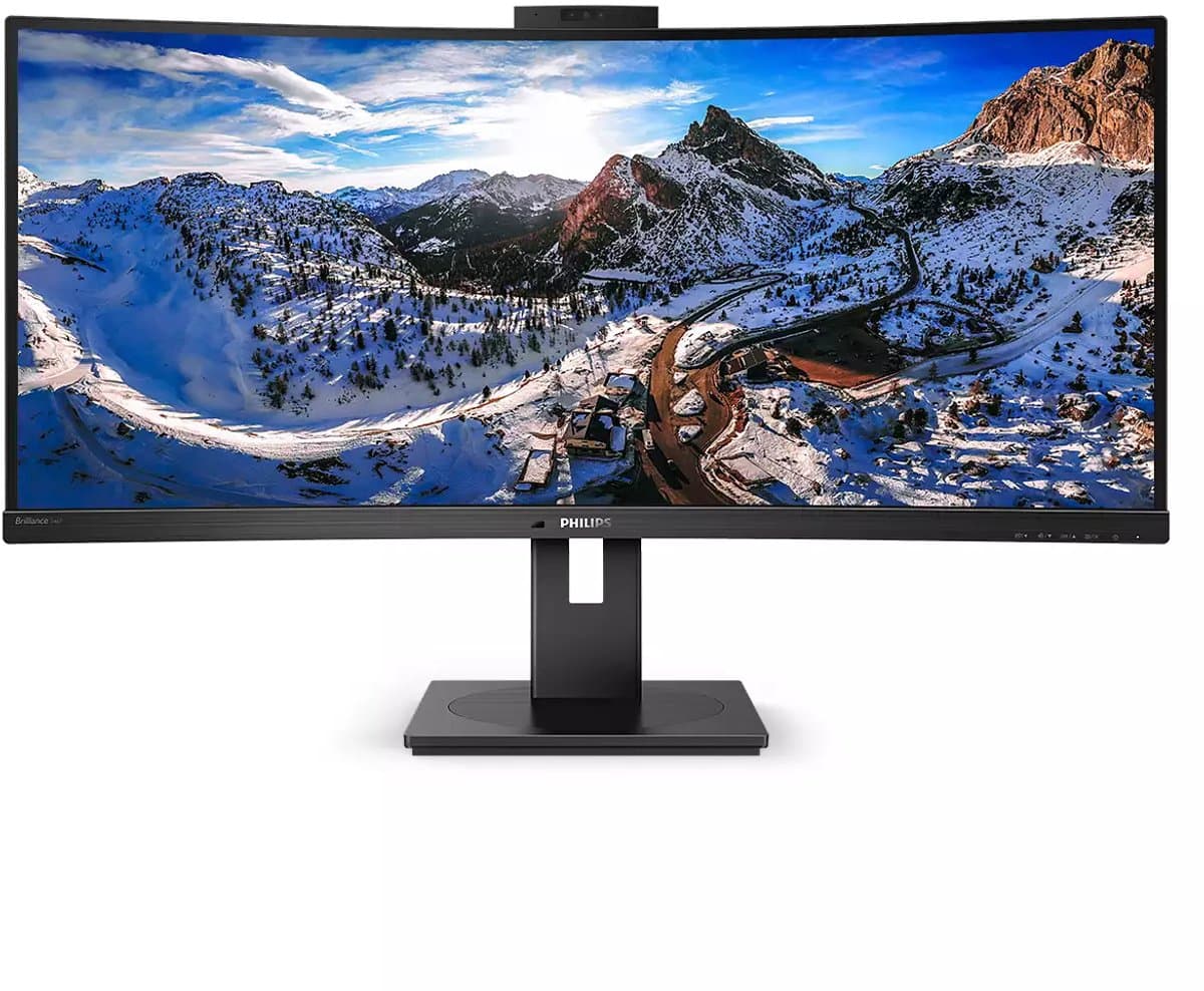 Philips 346P1CRH - QHD Ultrawide Webcam Monitor - USB-C 90w - KVM-Switch - 34 inch — afbeelding 1
