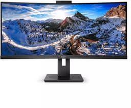 Philips 346P1CRH - QHD Ultrawide Webcam Monitor - USB-C 90w - KVM-Switch - 34 inch — thumbnail 1