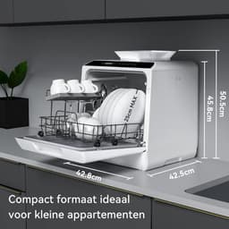ZRSS® Mini vaatwasser - Kleine afwasmachine - 5 programma's — thumbnail 4
