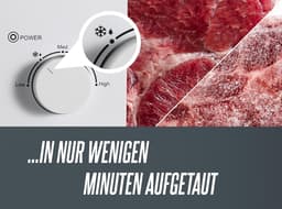 HEINRICHS HMW 8845 W, compacte magnetron, 20 l inhoud, 5 standen, incl. timer, ontdooifunctie, binnenverlichting, 360° draaiplateau, twee draaiknoppen, wit, 700 W vermogen — thumbnail 2