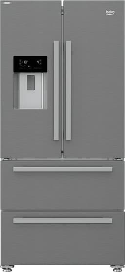 Beko GNE60530DXN - Amerikaanse koelkast - French Door - RVS — thumbnail 1