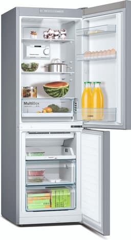 Bosch KGN33NLEB - Serie 2 - Koelkast - Koel-vriescombinatie - Total No Frost - nooit meer ontdooien- Perfect Fit: zet je koelkast strak tegen de wand of in een nis - RVS — thumbnail 4