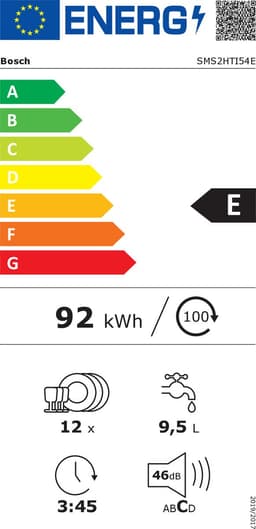 Bosch SMS2HTI54E - Serie 2 - Vrijstaande vaatwasser - RVS - Home Connect — thumbnail 2