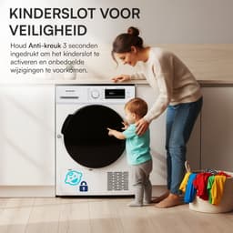Heinner HHPD-M10G5PBKD++ Warmtepompdroger - 10 kg - 16 Programma’s - Anti-kreuk - LED-display - 5 Jaar Garantie — thumbnail 10