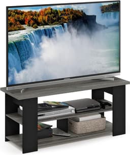 TV Meubel tot 50 Inch in Frans Eiken Grijs en Zwart - Compact en Modern — thumbnail 1