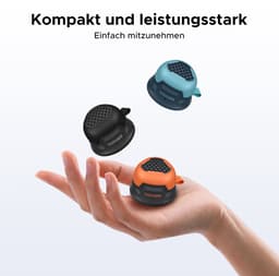 DOOGEE SnapBeat-Bluetooth Speaker-Bluetooth 5.4-luidspreker-Draagbare mini-Draadloze Speaker met 12 uur Batterijduur-magnetische luidspreker -Waterdicht IP66-Stereo TWS-luidspreker-Heldere hifi-geluidskwaliteit-Basis-Haak — thumbnail 6