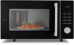 MEDION magnetron met grill- en heteluchtfriteusefunctie (25 liter, 900 watt, 1500 watt grill, 1500 watt heteluchtfunctie, 11 programma's, 10 vermogensstanden, MD12231) lichtgrijs [MODEL 2025] — thumbnail 2