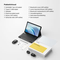 DOOGEE U13 VIP - Android Tablet - gaming tablet - 13 inch - met toetsenbord/gamepad/muis- 32GB RAN + 256GB ROM /2TB - 11000mAh - vier speakers -13MP + 5MP camera - octa core - 2.4G+5G Wifi - Bluetooth 5.0 - Face ID — thumbnail 6