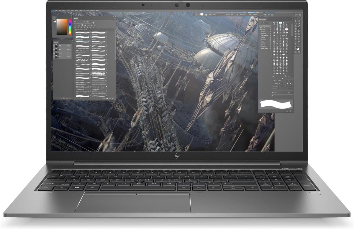 HP ZBook Firefly 15.6 G8 Intel® Core™ i5-1135G7 Mobiel werkstation 39,6 cm (15.6") Full HD Touchscreen - 16 GB DDR4-SDRAM - 1 TB SSD - NVIDIA Quadro T500 - LTE / 4G / Wi-Fi 6 (802.11ax) - Windows 11 Pro - Grijs — afbeelding 1