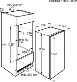 AEG SFE812E1AC - Inbouw koelkast — thumbnail 5