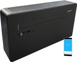 AirExchange Elements 12-R Monoblock Warmtepomp Airconditioning Zwart | Energiezuinig koelen, verwarmen, ontvochtigen en reinigen | Zonder Buitenunit | 80m² (12.000btu) — thumbnail 1