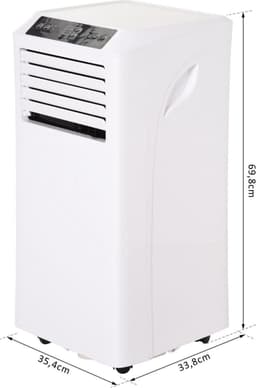 Mobiele Airco - Airconditioning - 9000 BTU - Airco op wielen met Afstandsbediening — thumbnail 8