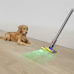 Dyson V15 Detect Fluffy - Steelstofzuiger - Nikkel/Blauw - 230 Air Watts - Zachte vloerborstel — thumbnail 4