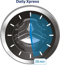 Beko b100 BM1WFU3842W wasmachine Voorlader 8 kg 1351 RPM Zwart, Wit — thumbnail 8