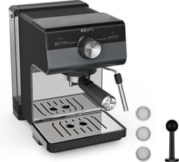 Krups Authentic+ C40 XP384G - Pistonmachine - Inclusief Melkopschuimer - Stijlvol Design - Compact - Geschikt voor Espresso en Latte — thumbnail 11