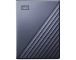 WD My Passport Ultra 2 TB Externe harde schijf (2.5 inch) USB-C Blauw WDBC3C0020BBL-WESN