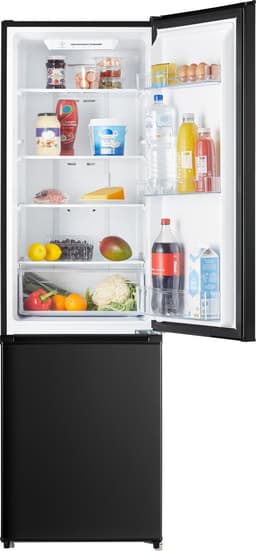 Inventum KV1808B No Frost energiezuinige koel-vriescombinatie - 180 cm hoog - 270 liter - Superkoelen - Supervriezen - Energielabel D - Vrijstaand - Zwart — thumbnail 12