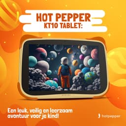 Hot Pepper KT10 Kindertablet - Tablet Kinderen 10'' - 64 GB - 4 GB RAM - met Educatieve Apps — thumbnail 2