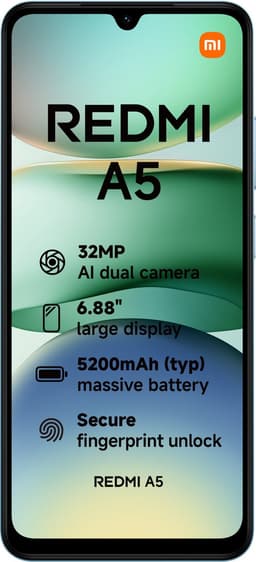 Xiaomi Redmi A5 - 3GB/64GB - Blauw — thumbnail 2