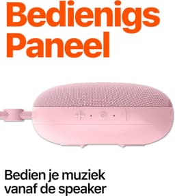 Mini Speaker Bluetooth 5.3 - 12+ Uur Afspeeltijd - Spatwaterbestendig - Draadloze Speakers Klein - Rose Goud — thumbnail 5