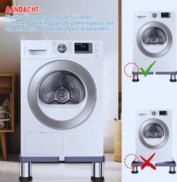 Verstelbaar Wasmachine-Onderstel Voor Vaatwasser - Droger En Huishoudelijke Apparaten (28-31 Cm) – Stevig Platform Voor Optimaal Gebruik — thumbnail 5