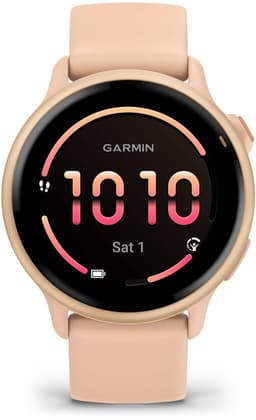 Garmin Vivoactive 6 - Smartwatch - Sporthorloge- Health - Fitness - 42 mm - Roze (Pink Dawn) — thumbnail 3
