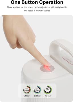 Redroad P17 Dierenverzorgingsset – 6-in-1 Stofzuiger & Trimmer voor Katten en Honden – Verwijdert Losse Haren Zonder Rommel – Stil & Krachtig — thumbnail 6
