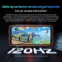 Blackview BV9300 Pro - Robuuste Smartphone - 24GB RAM - 256GB - 15080mAh - 120Hz 6.7" FHD - Dual 4G LTE - 64MP+32MP - IP68 Waterdicht - 1.32" Achterkant Dsiplay - NFC - GPS - Groen — thumbnail 8