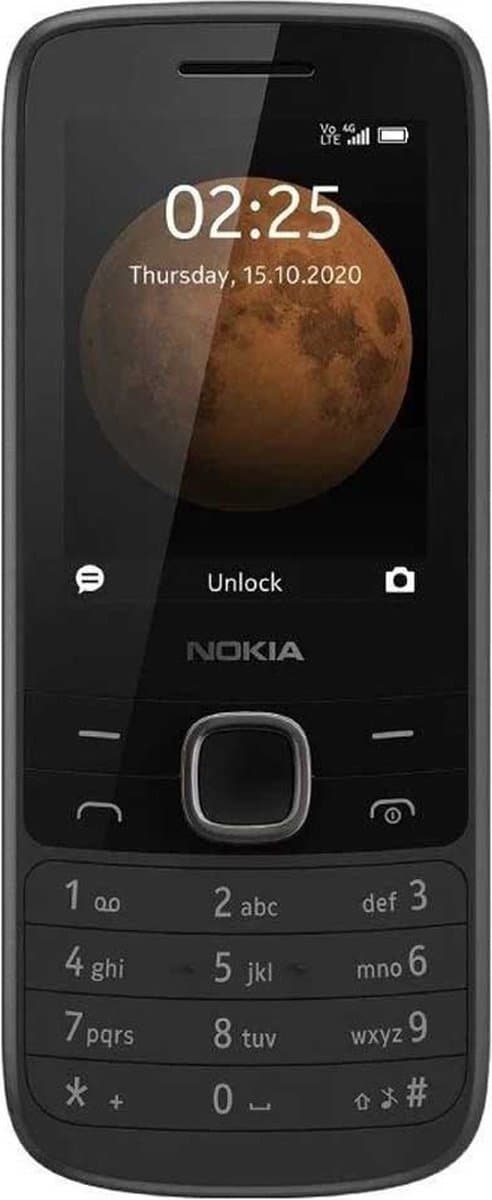 Nokia 225 - Dual Sim - Zwart — afbeelding 1