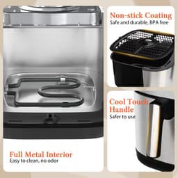 Taylor Swoden Airfryer XXL 8L met Kijkvenster – Heteluchtfriteuse Grote Capaciteit — thumbnail 5