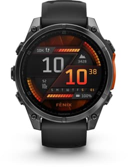 Garmin fenix 8 - 47mm - Multisport Smartwatch - AMOLED-Scherm - Donkergrijs/zwart — thumbnail 1