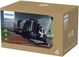Philips Stofzuiger zonder Zak FC9741/09 - Alle Vloertypen - Sterke Zuigkracht - Met HEPA 13 Allergiefilter - Lang Snoer - Incl 4 Extra Mondstukken - Zwart — thumbnail 18