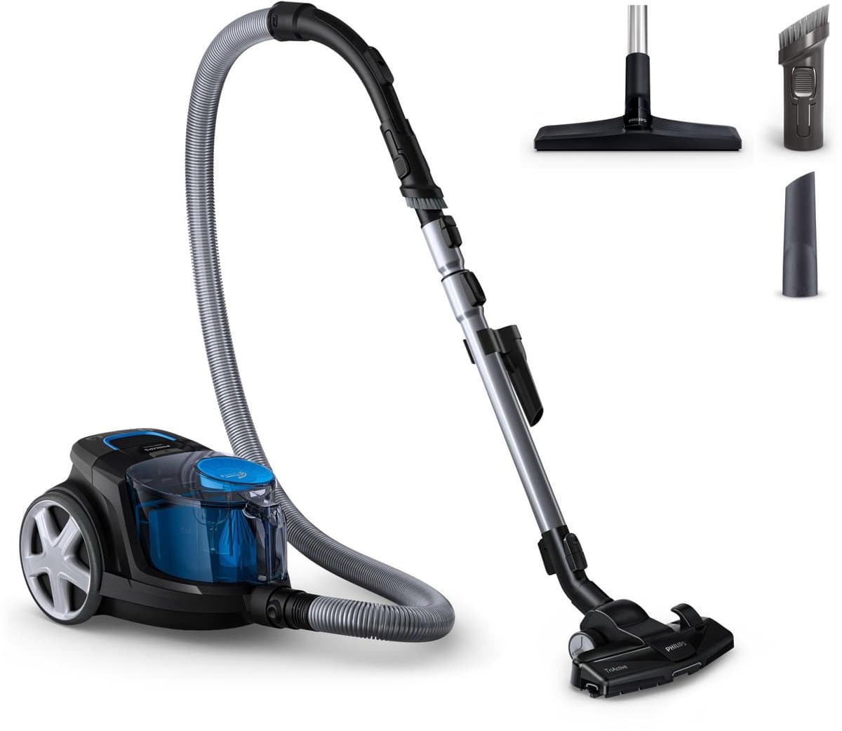 Philips Stofzuiger zonder Zak FC9331/09 - Alle Vloertypen - Sterke Zuigkracht - Met H13 Allergiefilter - Met Extra Mondstuk - Blauw — afbeelding 1