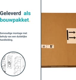 Washcab® Wasmachine Kast - Droger Verhoger - Wasmachine Ombouw - Droger op wasmachine Wit - Stack — thumbnail 9