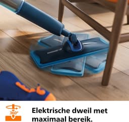 Philips OneUp Elektrische Dweil 5000 series XV5113/01 - Dweilsysteem - Vloerreiniger - Vuil water opzuigen - 2 standen - 70min dweilen - Geen emmer nodig — thumbnail 9
