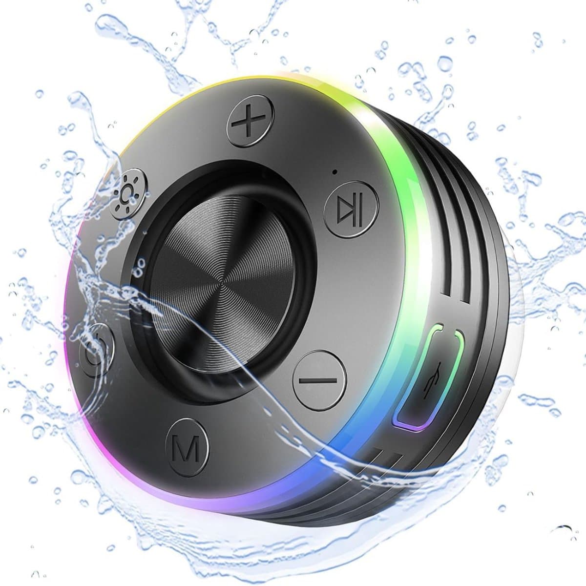 White-Label® Douche Speaker - Draagbare Radio - Bluetooth - Waterdicht — afbeelding 1