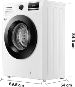 Heinner HWM-HME8014IVA20+++ Wasmachine - 8 kg - 1400 tpm - Energieklasse A-20% - Inverter Motor - Stoomfunctie met Allergy Steam & Baby Steam Care - 15 Programma's - Quick Wash 15 min - Wit - 5 Jaar Garantie — thumbnail 5