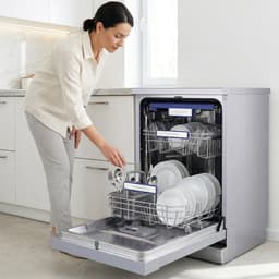 Heinner HDW-FSM45710AXD+++ Slim Vaatwasser 45 cm - Vrijstaand - 10 Couverts - 49 dB Stil - 7 Wasprogramma’s - Extra Droog & Dual Zone - AquaStop - RVS - 5 Jaar Garantie — thumbnail 9