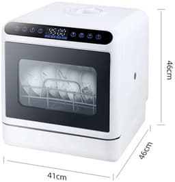 Cellista Tafelmodel Vaatwasser 1000W - Mini Aanrecht Vaatwasser voor 6 Sets - Compacte Afwasmachine - Energiezuinig en Ruimtebesparend Design — thumbnail 7