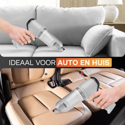 Krachtige Kruimeldief Snoerloos 5 opzetstukken - Kruimelzuiger 20W - Vacuum Cleaner - Draadloos, Compact en Oplaadbaar - Handstofzuiger — thumbnail 7