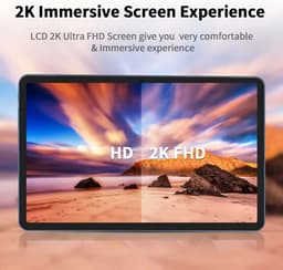 Elementkey Ai-Onyx Pro- 4G LTE + GPS - Android 13 Tablet - 16GB Ram - 512GB Opslag - 10.4" - 2000X1200 FHD - Scherm Octa Core CPU - Zilver — thumbnail 11