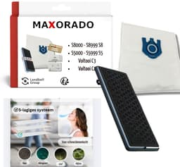 Maxorado Stofzuiger Set 16-delig - 10 zakken + 2 Hepa + Uitblaas + 2 Motor Filter - geschikt voor Miele C3, C2, S8340, S8430, S8310, S8360, S8, S5, S5211, S5210, S8460 — thumbnail 8