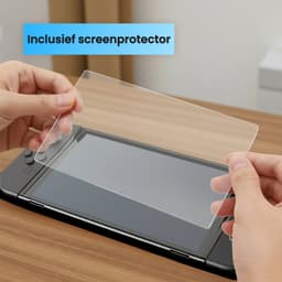 2BEFUN Case geschikt voor Nintendo Switch 2 - Incl. Screenprotector - Hoes - Beschermhoes - Opbergtas - Accessoires - Koffer - Zwart — thumbnail 8