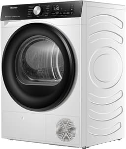 Hisense DH3S902BWCC - Condensdroger - 9 kg - Vrijstaand - Voorbelading - Warmtepomp - Wit - Draaiknop - TouchControl - 63 dB(A) - Ion Refresh - Allergy Care - Auto Dry — thumbnail 4